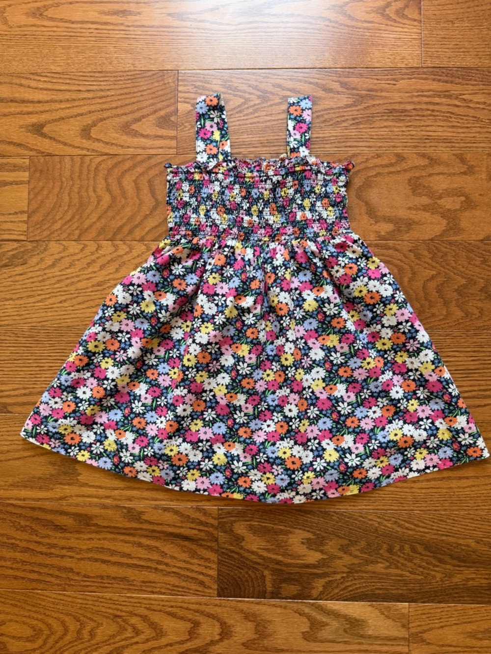 Baby Gap Garden Floral Smocked Sundress for Girls - multicolor